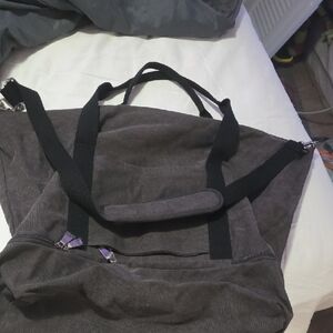 L & S LO & SONS Black and Gray Men's Duffel Bag